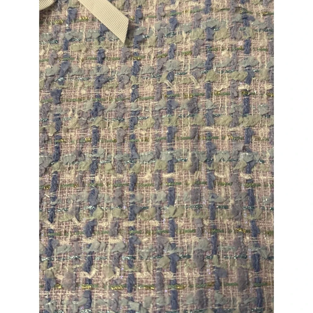 Janie and Jack Tweed Bow Strap Dress Size 2T NWT Drop Waist Boucle NEW